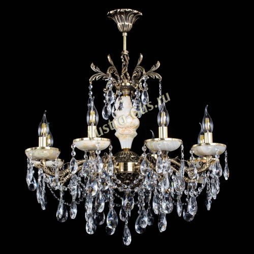 Люстра бронзовая Оникс №8/2 журавлик в Кирове Гусь Хрустальный