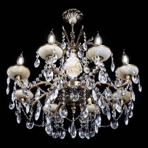 Люстра бронзовая Оникс №8/2 журавлик в Кирове Гусь Хрустальный