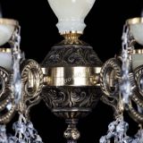 Люстра бронзовая Оникс белый №6/1 лучик в Кирове