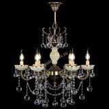 Люстра бронзовая Оникс белый №6/1 шар в Кирове