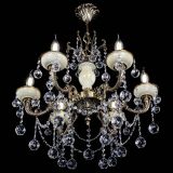 Люстра бронзовая Оникс белый №6/1 шар в Кирове