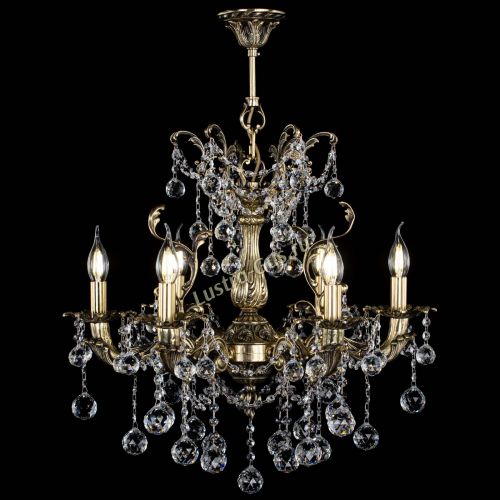 Люстра бронзовая Селена №6/2 шар в Кирове Гусь Хрустальный