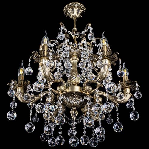 Люстра бронзовая Селена №6/2 шар в Кирове Гусь Хрустальный