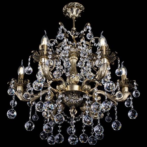 Люстра бронзовая Селена №6/2 шар в Кирове Гусь Хрустальный