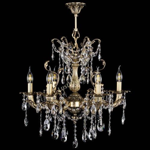 Люстра бронзовая Селена №6/2 журавлик в Кирове Гусь Хрустальный