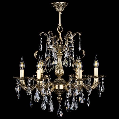 Люстра бронзовая Селена №6 лучик в Кирове Гусь Хрустальный