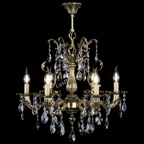 Люстра бронзовая Селена №6 лучик в Кирове Гусь Хрустальный