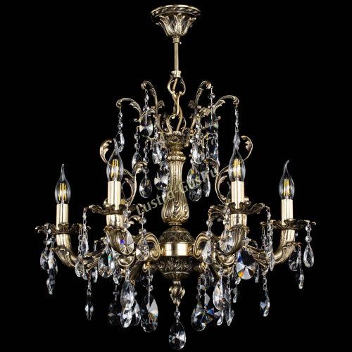 Люстра бронзовая Селена №6 лучик в Кирове Гусь Хрустальный