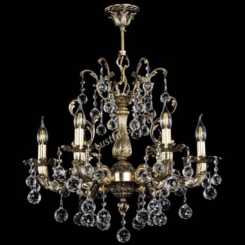 Люстра бронзовая Селена №6 шар в Кирове Гусь Хрустальный