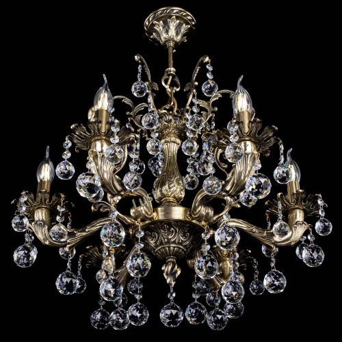 Люстра бронзовая Селена №6 шар в Кирове Гусь Хрустальный