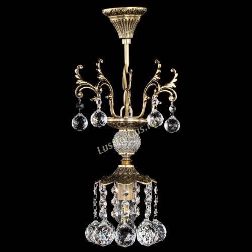 Люстра бронзовая София №1/1 шар в Кирове Гусь Хрустальный