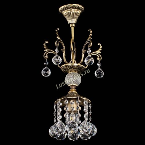 Люстра бронзовая София №1/1 шар в Кирове Гусь Хрустальный