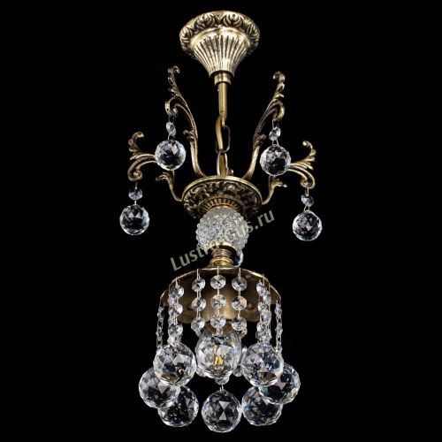 Люстра бронзовая София №1/1 шар в Кирове Гусь Хрустальный