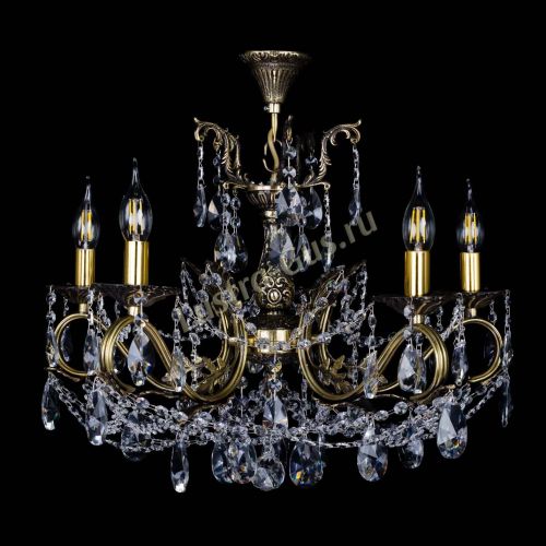 Бронзовая люстра Валери №5 лучик в Кирове Гусь Хрустальный