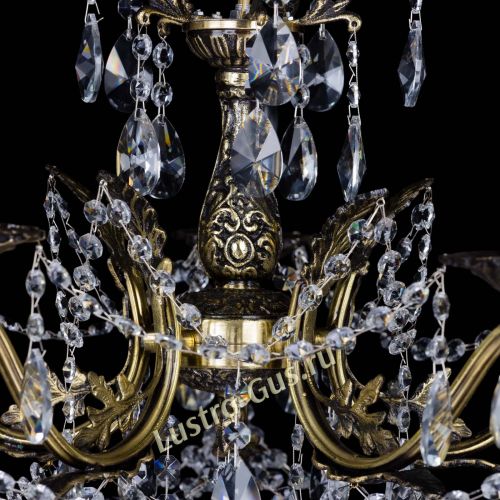 Бронзовая люстра Валери №5 лучик в Кирове Гусь Хрустальный