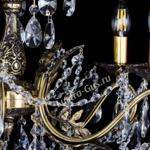 Бронзовая люстра Валери №5 лучик в Кирове Гусь Хрустальный