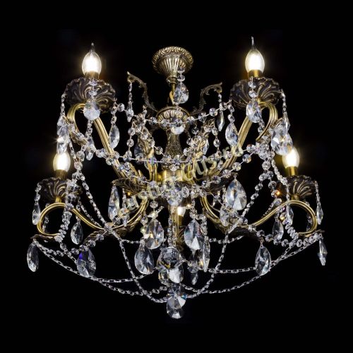 Бронзовая люстра Валери №5 лучик в Кирове Гусь Хрустальный