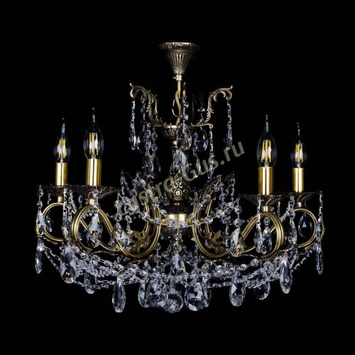 Бронзовая люстра Валери №5 журавлик в Кирове Гусь Хрустальный