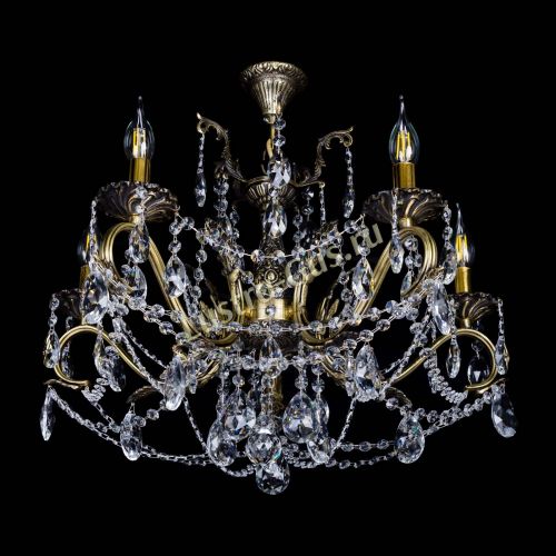 Бронзовая люстра Валери №5 журавлик в Кирове Гусь Хрустальный