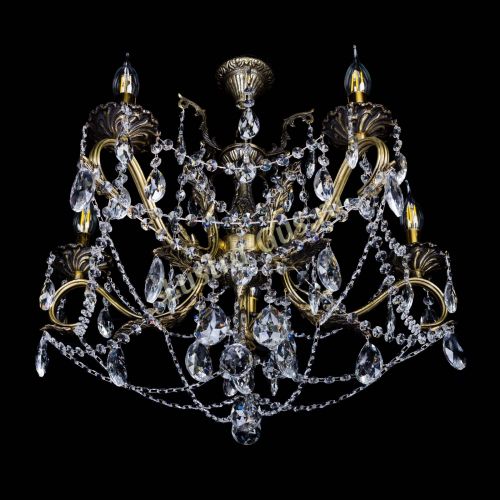 Бронзовая люстра Валери №5 журавлик в Кирове Гусь Хрустальный