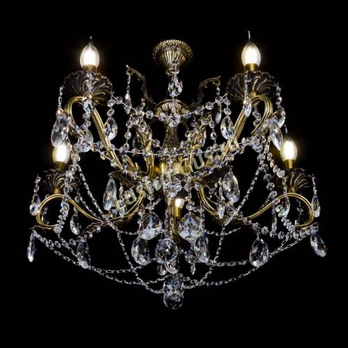 Бронзовая люстра Валери №5 журавлик в Кирове Гусь Хрустальный