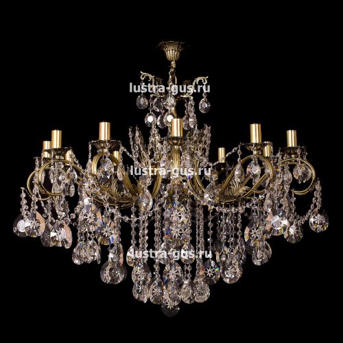 Люстра бронзовая Афина №1 в Кирове Гусь Хрустальный