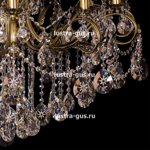 Люстра бронзовая Афина №1 в Кирове Гусь Хрустальный