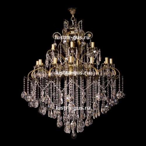 Люстра бронзовая Афина №2 в Кирове Гусь Хрустальный