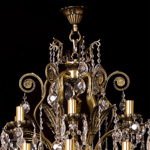 Люстра бронзовая Афина №2 в Кирове Гусь Хрустальный