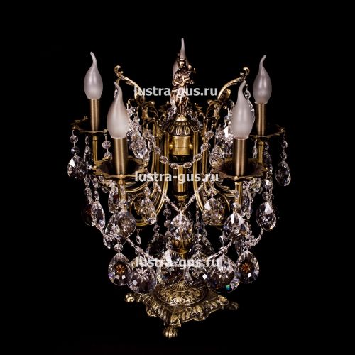 Бронзовая настольная лампа Луиза в Кирове Гусь Хрустальный