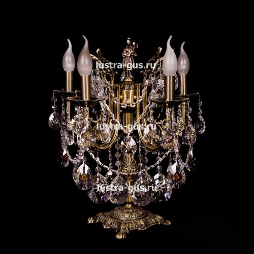 Бронзовая настольная лампа Луиза в Кирове Гусь Хрустальный