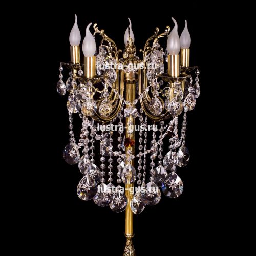 Бронзовый торшер Матильда №2 в Кирове Гусь Хрустальный