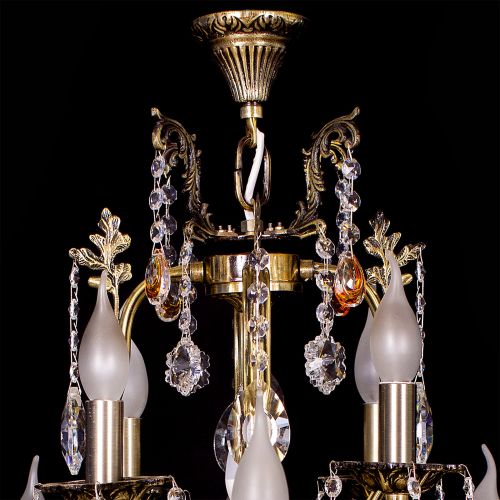 Люстра бронзовая Мелания №12 в Кирове Гусь Хрустальный