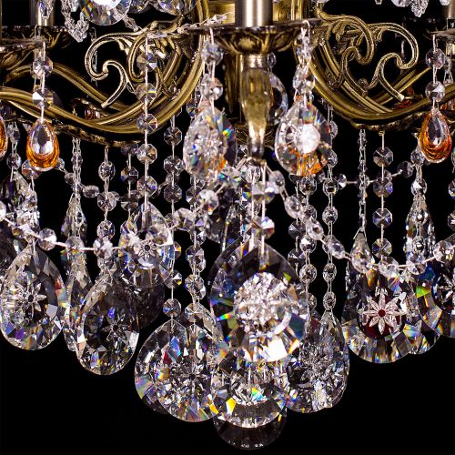 Люстра бронзовая Мелания №12 в Кирове Гусь Хрустальный