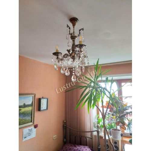 Люстра бронзовая Мелания №3 в Кирове Гусь Хрустальный