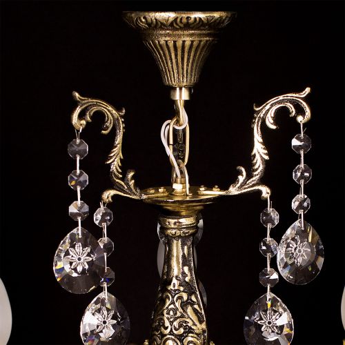 Люстра бронзовая Мелания №3 в Кирове Гусь Хрустальный