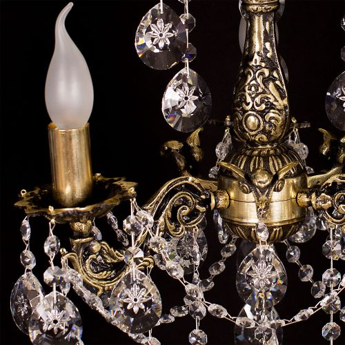 Люстра бронзовая Мелания №3 в Кирове Гусь Хрустальный