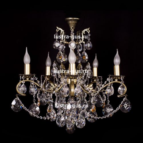 Люстра бронзовая Мелания №5 в Кирове Гусь Хрустальный