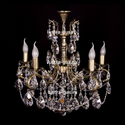 Люстра бронзовая Мелания №5 в Кирове Гусь Хрустальный