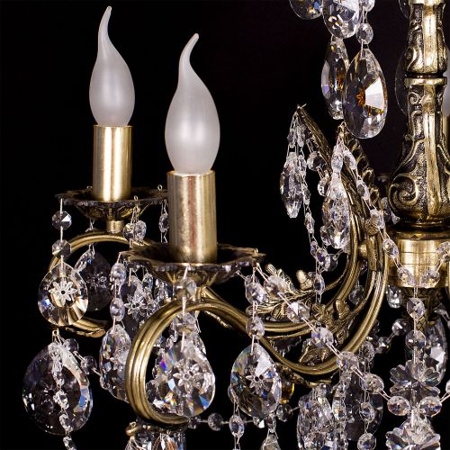 Люстра бронзовая Мелания №5 в Кирове Гусь Хрустальный