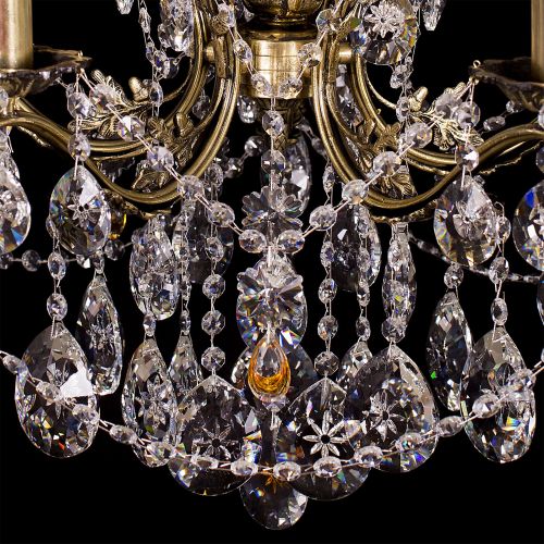 Люстра бронзовая Мелания №5 в Кирове Гусь Хрустальный