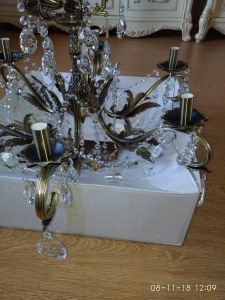 Люстра бронзовая Мелания №6/2 в Кирове отзыв и фото покупателя