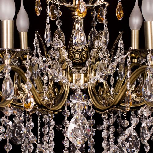 Люстра бронзовая Мелания №6/2 в Кирове Гусь Хрустальный