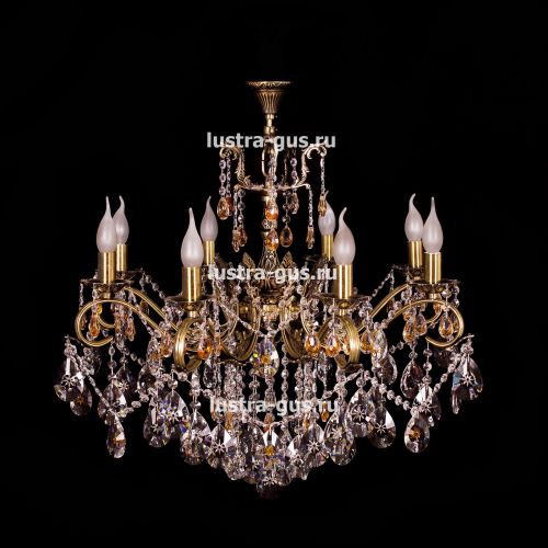 Люстра бронзовая Мелания №8/2 в Кирове Гусь Хрустальный