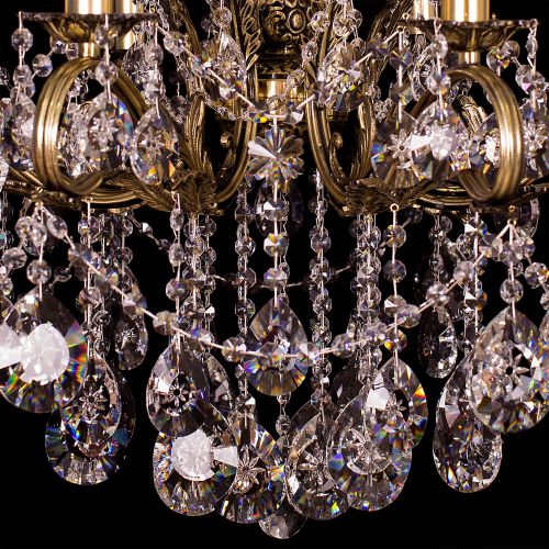 Люстра бронзовая Мелания №8/3 в Кирове Гусь Хрустальный