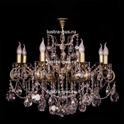 Люстра бронзовая Мелания №8/3 в Кирове Гусь Хрустальный