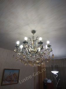 Люстра бронзовая Мелания №8/3 в Кирове отзыв и фото покупателя