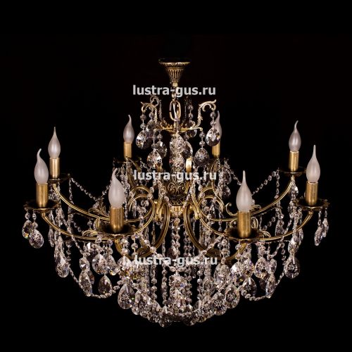 Люстра бронзовая Мелания №8 в Кирове Гусь Хрустальный