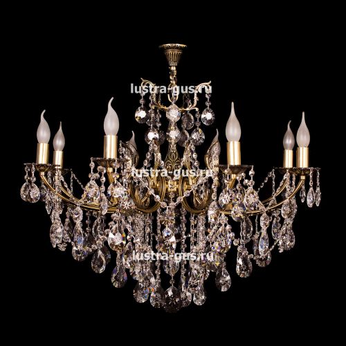 Люстра бронзовая Мелания №8 в Кирове Гусь Хрустальный