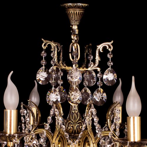 Люстра бронзовая Мелания №8 в Кирове Гусь Хрустальный